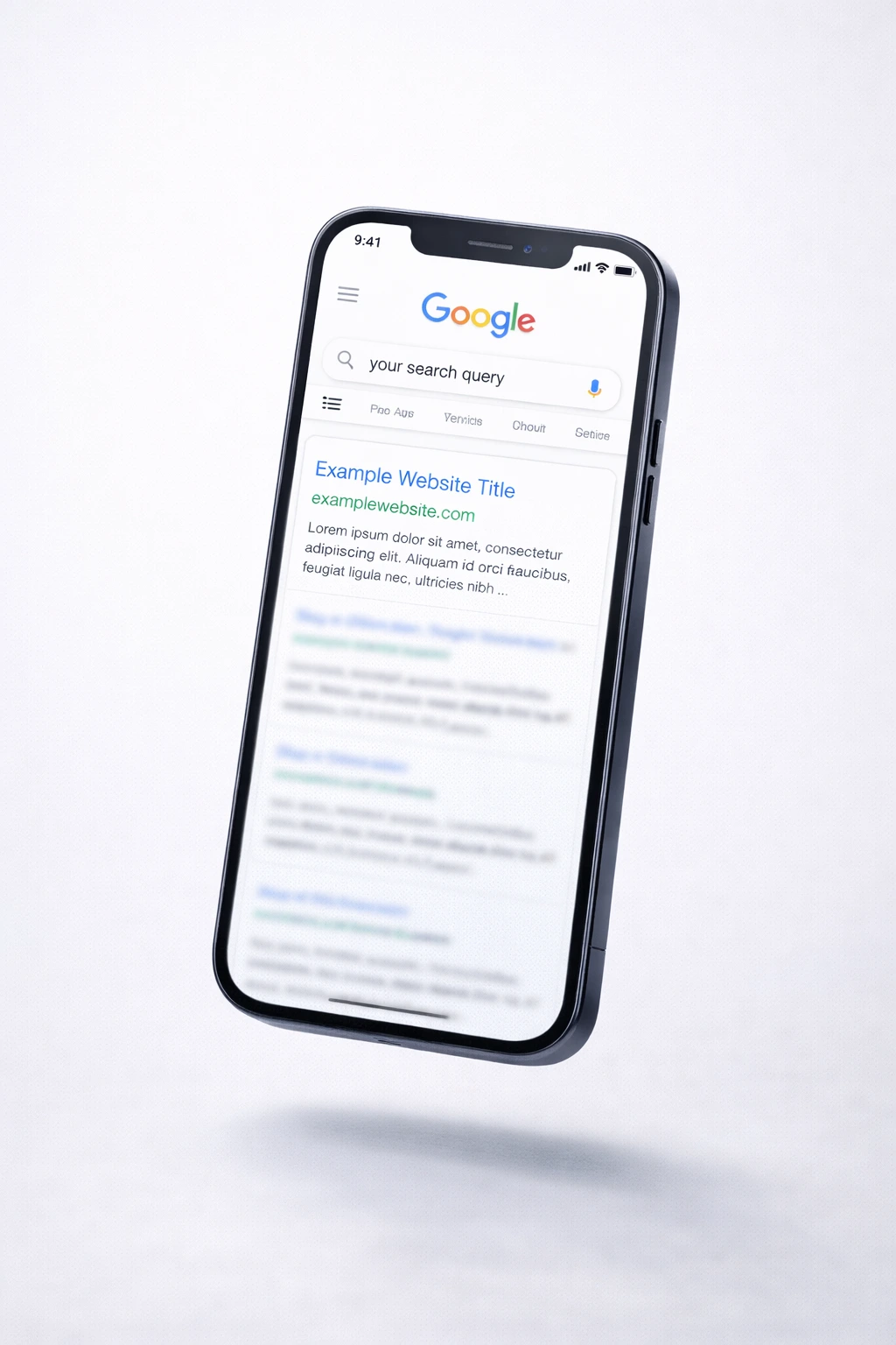 Rank #1 Mobile Result