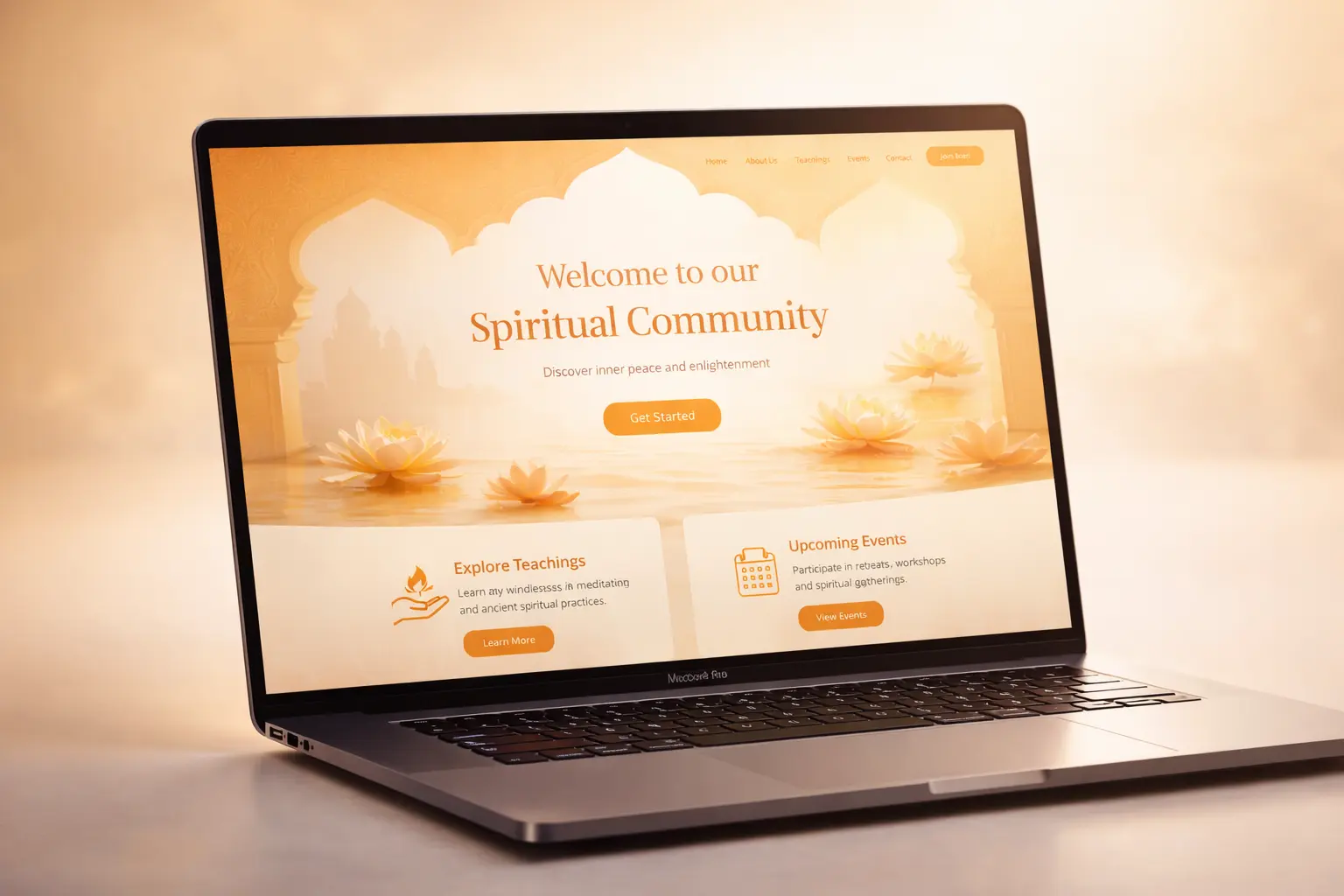 Community Website Design ISKCON