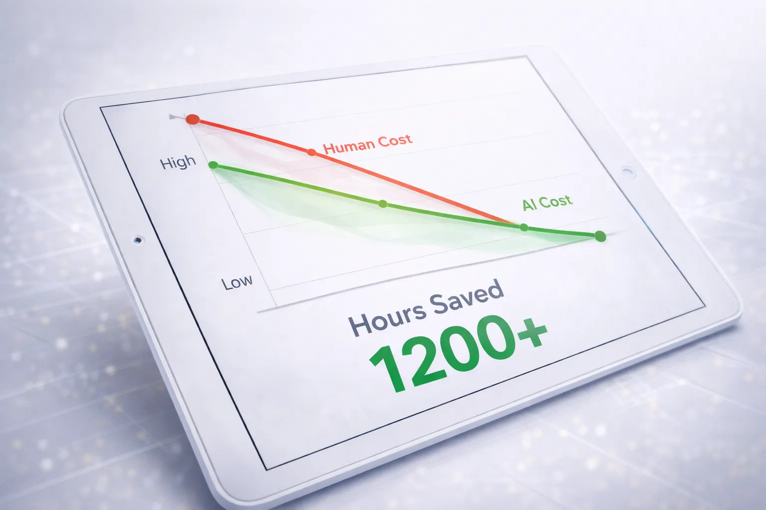 AI vs Human Cost ROI Comparison