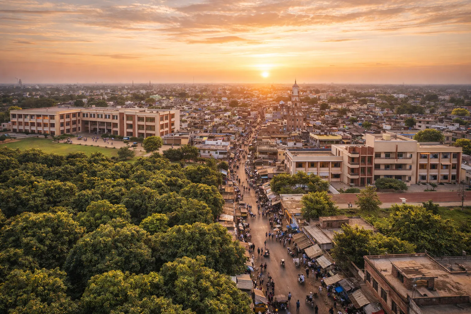 Best Digital Marketing Agency in Syana Aerial View