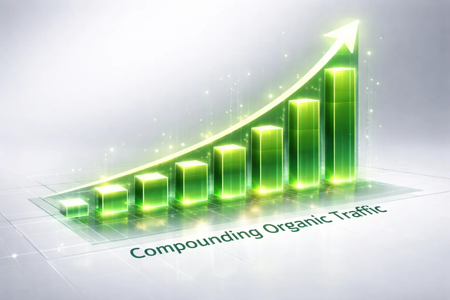 Compounding Organic Traffic Growth Graph