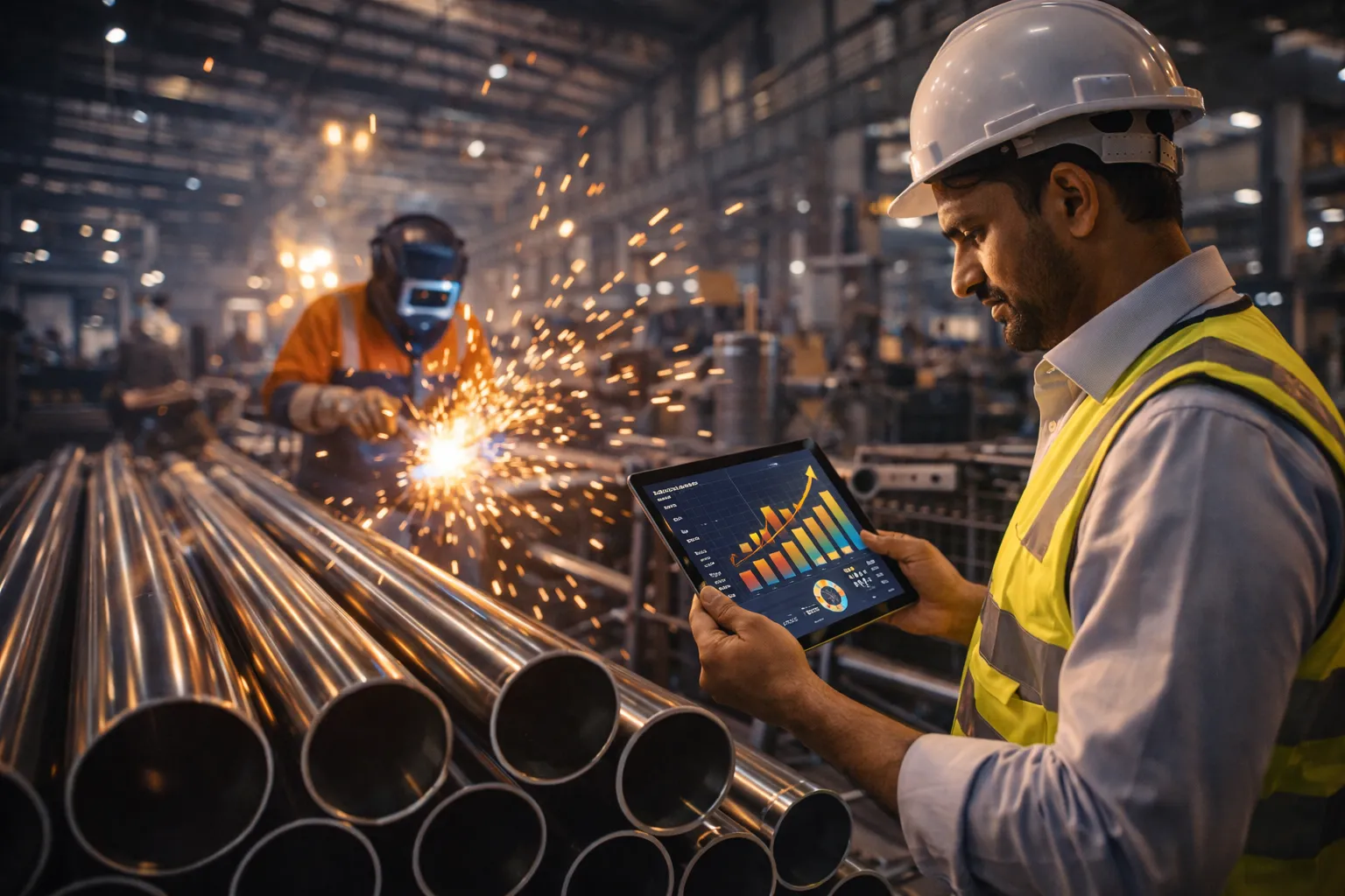 Steel Pipe Factory Marketing Hapur